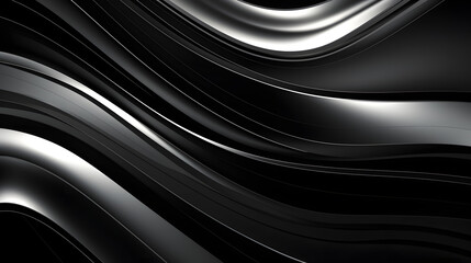 Wall Mural - elegant chrome black background vector illustration for professional projects