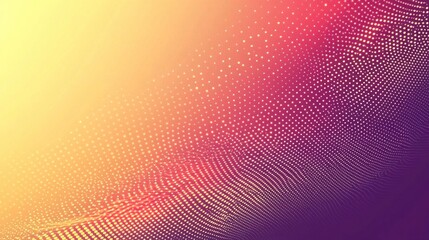 Poster - Abstract Gradient Background with Dots in Warm Colors and Textures