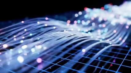Poster - Abstract Fiber Optic Network Flow Visualization