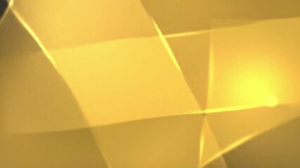 Poster - Abstract Golden Light and Shadow Play on Ceiling with a Single Bright Spot