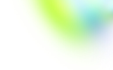 Wall Mural - abstract multicolor blurred gradient shape cutout on transparent background, glowing colors gradient