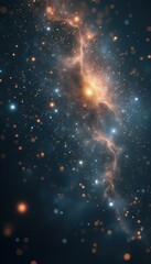 Aufkleber - Cosmic galaxy and nebula filled with stars in outer space