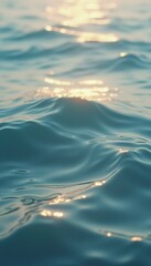 Poster - Sunlight Reflecting on Serene Ocean Water Surface