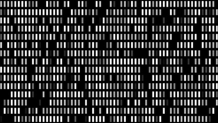 Fototapete - Fluorescent light wall motion graphics background Loop - White Glow. Monochromatic blinking lines