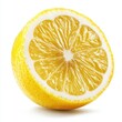 © Wantanee - Freshly Cut Citrus Lemon Half on White Background for Cooking