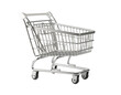 © enter - Mini Shopping Cart:  Wheels Roll Smoothly,  Basket Holds Items Securely,  Transparent Background
