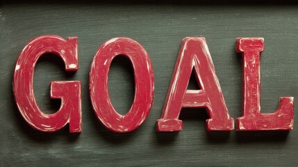 Poster - Goal metrics hub icon concept illustrating the linking of objectives to key performance indicators for success