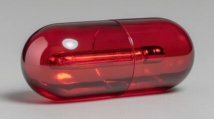 Poster - Innovative idea capsule icon representing concept of protected innovation under pressure for creative solutions