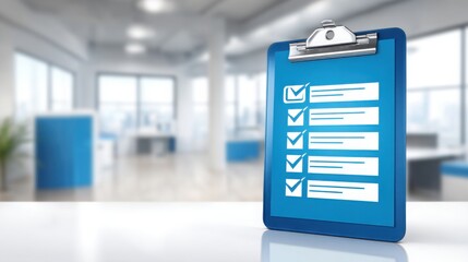 Poster - Leadership priority board icon concept visualizing vision-aligned tasks for effective team management and planning