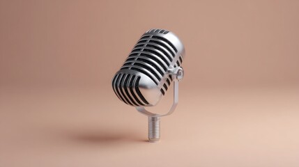 Poster - Advanced messaging tone calibrator icon concept for adjusting voice based on audience feedback and insights