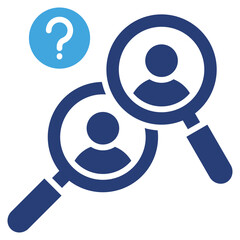 Poster - Find Two Color Icon