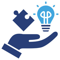 Poster - Problem Solving Two Color Icon