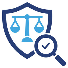 Poster - Compliance Checks Two Color Icon