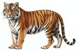 © Animal Photo - Majestic Bengal Tiger Isolated Wildlife Image, High-Resolution