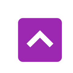 Poster - Purple rounded square containing a white arrow pointing upwards indicating direction or navigation element