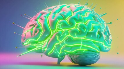 Poster - Business press brain symbol explained