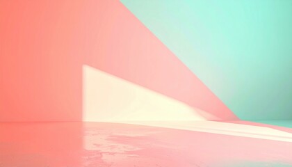 Poster - Creative light play abstract art space digital artwork indoor studio unique perspectives visual exploration