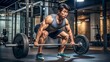 © Chenda - young man lifting weights gym exercise sport