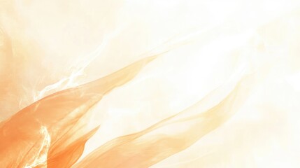 abstract orange and white flowing fabric design
