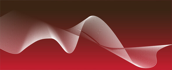 Poster - abstract background design modern red and white geometric elements vector illustration.