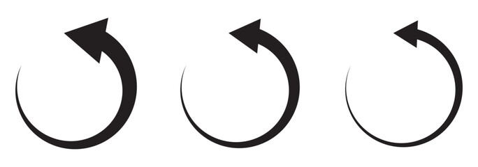 Leinwandbilder - Refresh icon vector illustration. Reload sign and symbol. Update icon.