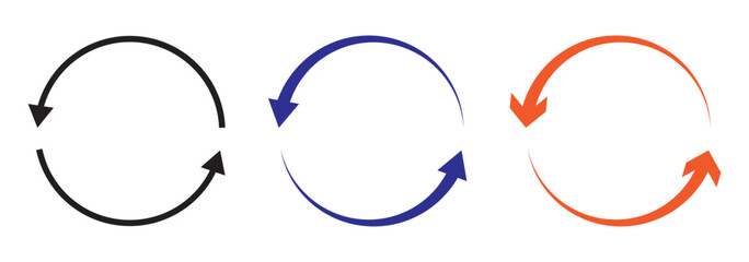 Fototapete - Refresh icon vector. Reload sign and symbol. Update icon.