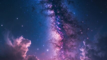 Wall Mural - close-up of the milky way