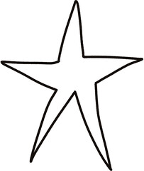 Wall Mural - Star Sparkle Doodle