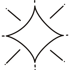 Wall Mural - Star Sparkle Doodle