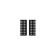 Aufkleber - Modern building facade, city, urban, architecture, design, simple, minimal, vector illustration