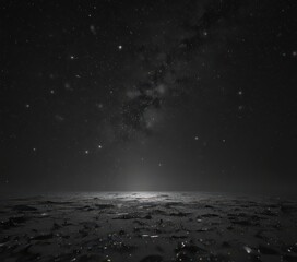 Vast, inky black canvas strewn with countless twinkling stars ,  sky,  pattern,  dark