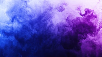 Wall Mural - abstract blue and purple smoke swirls. background design