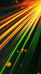 Wall Mural - abstract light rays, speed, energy, dark background, motion design