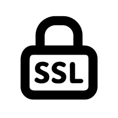Aufkleber - A black padlock icon with 