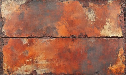 Poster - Abstract Grunge Texture with Rust Color and Weathered Surface for Design Elements and Creative Backgrounds