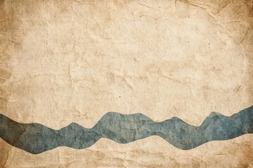 Poster - Beige Crumpled Paper Texture Background with Abstract Design in Vintage Style for Graphic Design Projects