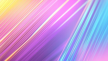 Fototapete - Abstract Colorful Lines and Light Effects Background