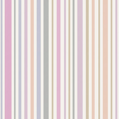 Wall Mural - Delicate colors vertical stripes vector seamless pattern background