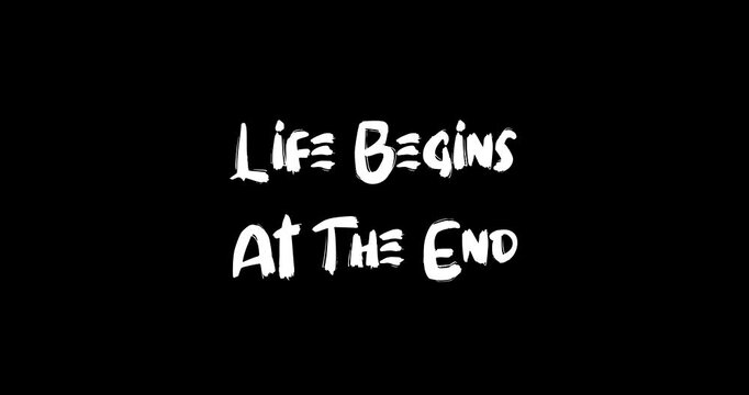 Grunge Transition Effect Animated Bold Text Typography Quotation 