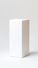 Aufkleber - White Cardboard Box on White Background