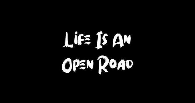 Grunge Transition Effect Animated Bold Text Typography Quotation 