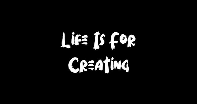 Grunge Transition Effect Animated Bold Text Typography Quotation 