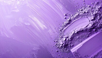 Poster - Abstract texture creation digital art purple palette artistic environment close-up view visual aesthetics