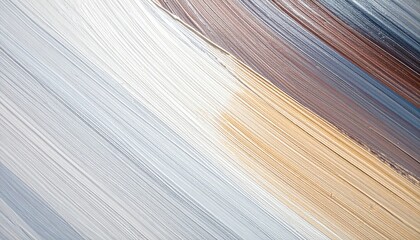 Poster - Artistic brush strokes in abstract painting studio digital artwork creative space close-up visual expression