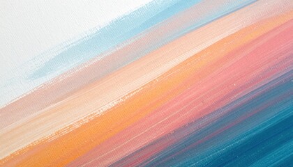 Poster - Abstract colorful brush strokes digital art background modern horizontal view artistic expression