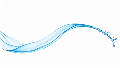 Poster - Dynamic water flow motion abstract setting digital artwork fluid environment aesthetic viewpoint nature concept for visual appeal