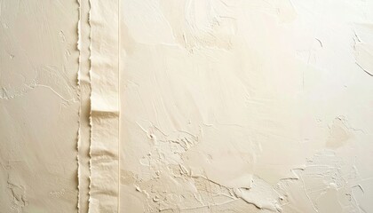Poster - Artistic texture installation in abstract interior wall design modern aesthetic minimalist environment close-up view