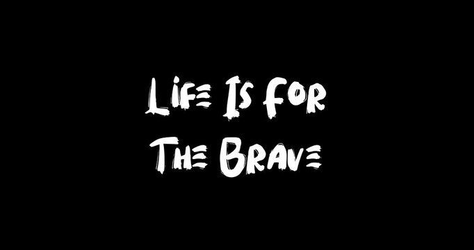 Grunge Transition Effect Animated Bold Text Typography Quotation 