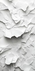 Poster - Abstract White and Gray Textured Background 3D Relief Pattern
