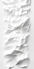 Poster - Abstract White Angular Shapes on Textured Background